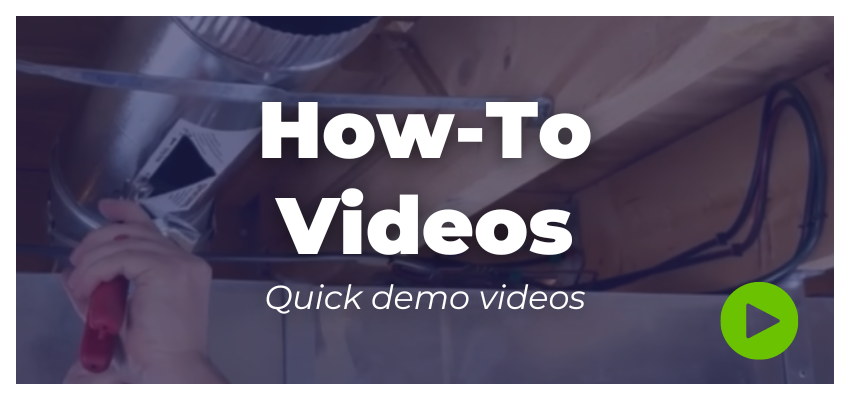 How-To Videos, quick demo videos