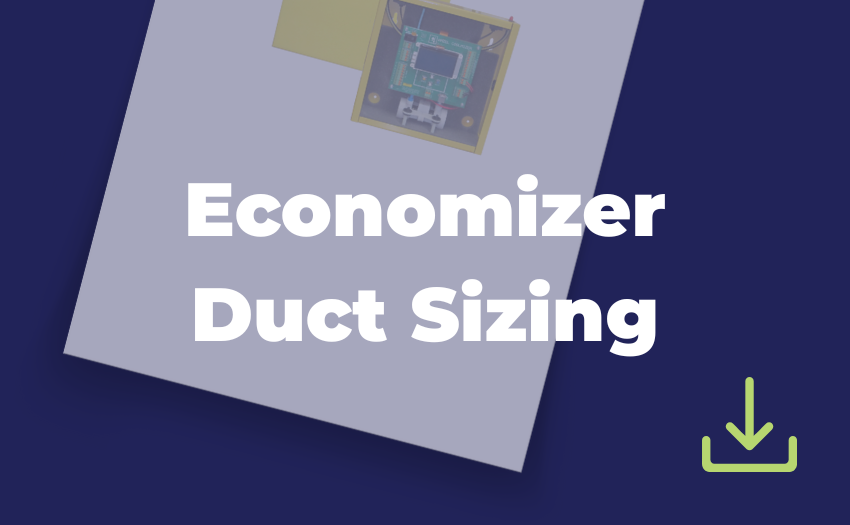 Economizer Duct Sizing