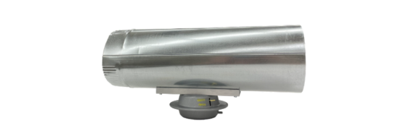 EzySlide Round Damper Installed in a Sleeve