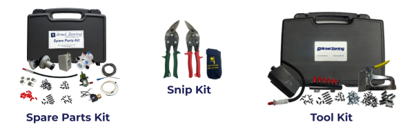 Spare Parts Kit, Snip Kit, Tool Kit