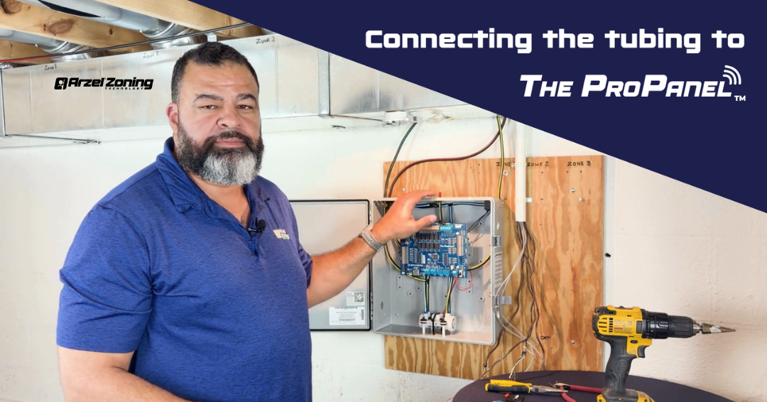 How to Connect Tubing to the Pro Panel - Arzel Zoning